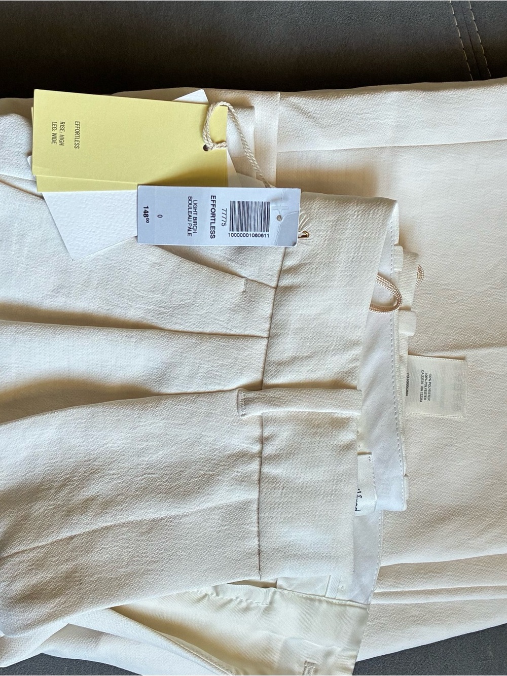 Aritzia Wilfred Effortless Pant – Light Birch – Size 0 – NWT - Picture 4 of 4